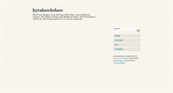 Desktop Screenshot of kyrahawkshaw.tumblr.com