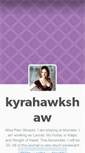 Mobile Screenshot of kyrahawkshaw.tumblr.com