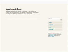 Tablet Screenshot of kyrahawkshaw.tumblr.com