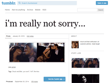 Tablet Screenshot of chucksessed.tumblr.com