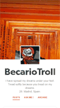 Mobile Screenshot of becariotroll.tumblr.com