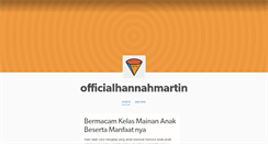 Desktop Screenshot of officialhannahmartin.tumblr.com