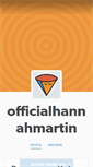 Mobile Screenshot of officialhannahmartin.tumblr.com