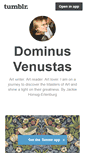 Mobile Screenshot of dominusvenustas.tumblr.com