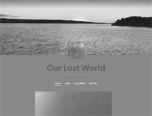 Tablet Screenshot of ourlostworld.tumblr.com