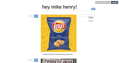 Desktop Screenshot of heymikehenry.tumblr.com