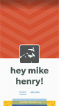 Mobile Screenshot of heymikehenry.tumblr.com