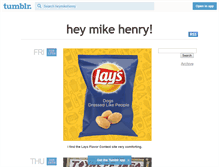 Tablet Screenshot of heymikehenry.tumblr.com