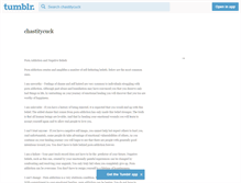 Tablet Screenshot of chastitycuck.tumblr.com