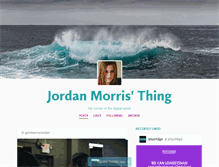 Tablet Screenshot of jordanmorris.tumblr.com