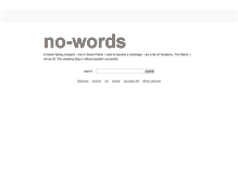 Tablet Screenshot of no-words.tumblr.com