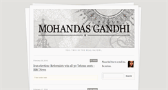 Desktop Screenshot of mohandasgandhi.tumblr.com