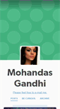 Mobile Screenshot of mohandasgandhi.tumblr.com