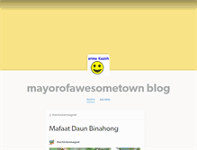 Tablet Screenshot of mayorofawesometown.tumblr.com
