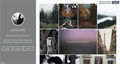 Desktop Screenshot of anniehall.tumblr.com