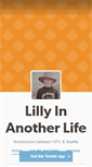 Mobile Screenshot of lillyinanotherlife.tumblr.com