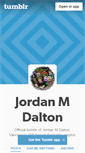 Mobile Screenshot of jordanmdalton.tumblr.com