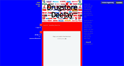 Desktop Screenshot of drugstoredj.tumblr.com