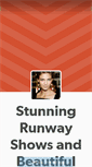 Mobile Screenshot of models-on-the-runway.tumblr.com