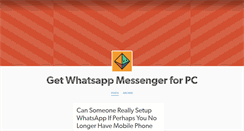 Desktop Screenshot of getwhatsapponpc.tumblr.com