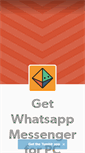 Mobile Screenshot of getwhatsapponpc.tumblr.com