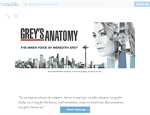 Tablet Screenshot of greysanatomyquotes.tumblr.com