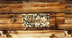 Desktop Screenshot of lonesomelacowboy.tumblr.com