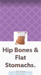 Mobile Screenshot of hipbonesandflatstomachs.tumblr.com