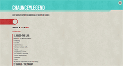 Desktop Screenshot of chaunceylegend.tumblr.com