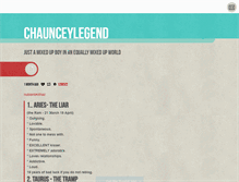 Tablet Screenshot of chaunceylegend.tumblr.com