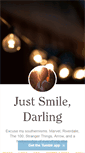 Mobile Screenshot of just-smile-darling.tumblr.com