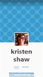 Mobile Screenshot of kristenshaw.tumblr.com