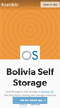 Mobile Screenshot of bolivia-self-storage.tumblr.com