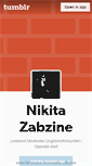 Mobile Screenshot of nikitazabzine.tumblr.com