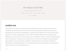 Tablet Screenshot of myheadisonfire.tumblr.com