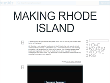 Tablet Screenshot of makingrhodeisland.tumblr.com