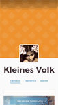 Mobile Screenshot of kleinesvolk.tumblr.com