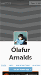 Mobile Screenshot of olafurarnalds.tumblr.com