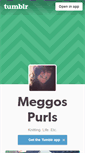 Mobile Screenshot of meggospurls.tumblr.com