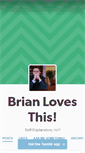 Mobile Screenshot of brianlovesthis.tumblr.com