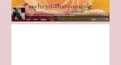 Desktop Screenshot of myheart-thatyoustole.tumblr.com