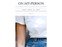 Tablet Screenshot of on-my-person.tumblr.com