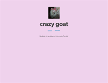 Tablet Screenshot of alittlegoat.tumblr.com
