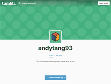 Tablet Screenshot of andytang93.tumblr.com