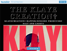 Tablet Screenshot of klayecreation.tumblr.com