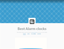 Tablet Screenshot of alarmclocks.tumblr.com