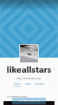 Mobile Screenshot of likeallstars.tumblr.com
