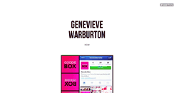 Desktop Screenshot of genevievewarburton.tumblr.com