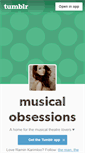 Mobile Screenshot of musical-obsessions.tumblr.com