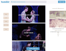 Tablet Screenshot of musical-obsessions.tumblr.com